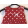 girls red dots princess dress with bowknots